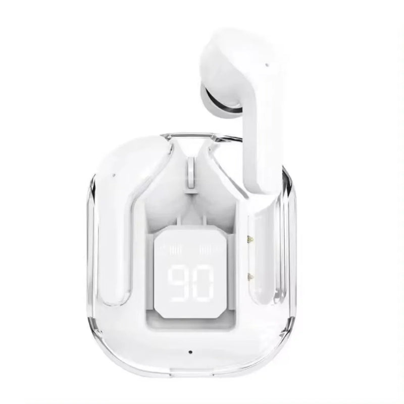 Fones Bluetooth TWS HiFi v5 Transparentes Esportivos